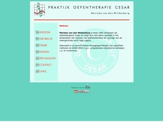 OEFENTHERAPIE CESAR VAN DEN WILDENBERG