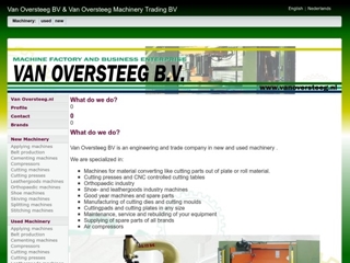 OVERSTEEG BV MACHINEFABRIEK & HANDELSONDERNEMING VAN