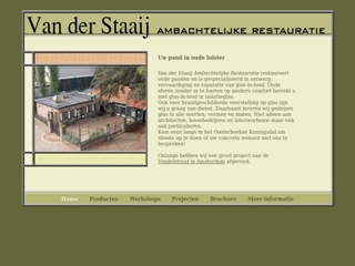 STAAIJ AMBACHTELIJKE RESTAURATIE VD