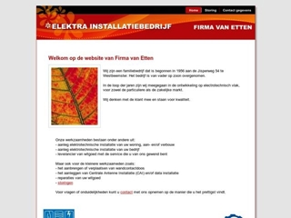 ELEKTRA INSTALLATIETECHNIEK FA VAN ETTEN