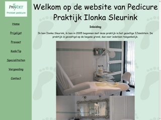 SLEURINK PEDICUREPRAKTIJK ILONKA