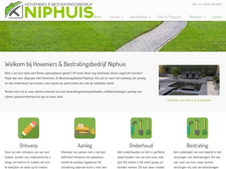 HOVENIERS- & BESTRATINGSBEDRIJF NIPHUIS