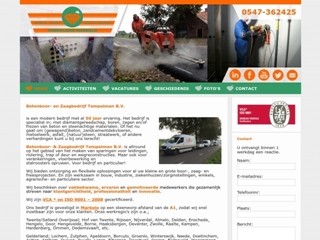 TEMPELMAN BETONBOOR- EN ZAAGBEDRIJF