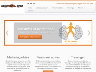 OPLOSSING IN ZICHT