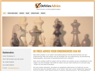 DE VRIES ADVIES, ADMINISTRATIE EN BELASTINGDESKUNDIGEN