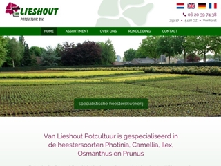LIESHOUT BV POTCULTUUR VAN