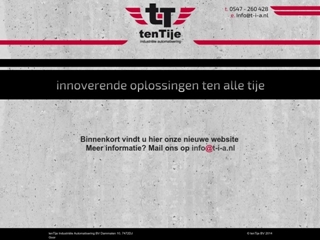 TENTIJE INDUSTRIELE AUTOMATISERING