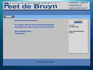BRUYN AUTOBEDRIJF PETER DE