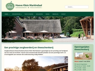 HOEVE KLEIN MARIENDAAL ZORGBOERDERIJ EN THEESCHENKERIJ