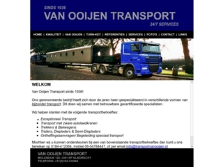 TRANSPORTBEDRIJF W VAN OOIJEN