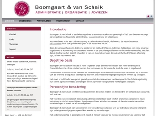 BOOMGAART EN SCHAIK VAN ADMINISTRATIEKANTOOR