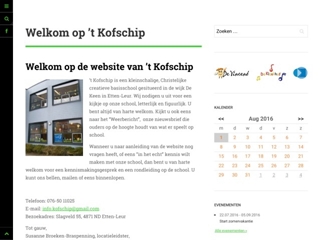 KOFSCHIP PROT CHR BASISSCHOOL 'T