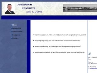 JURIDISCH ADVISEUR - MR. A JONK