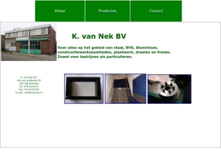 NEK BV MACHINEFABRIEK K VAN