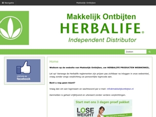 JANSSEN ONAFHANKELIJK HERBALIFE DISTRIBUTEUR A H