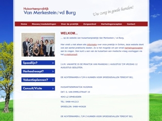 MERKESTEIN P A VAN EN BURG VD HUISARTSEN