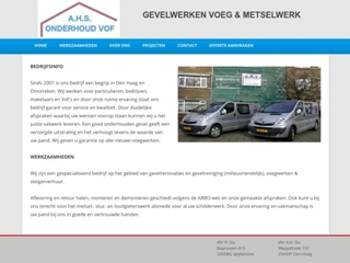 AHS ONDERHOUD VOF