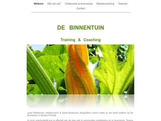 DE BINNENTUIN PRAKTIJK VOOR TRAINING EN COACHING VOF