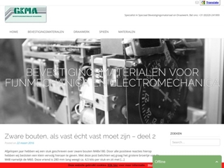 GEMA BEVESTIGINGSMATERIALEN
