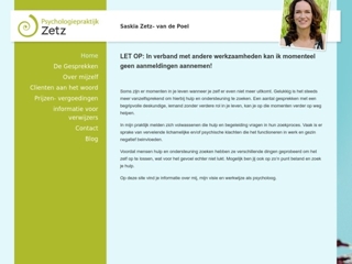ZETZ-VAN DE POEL PSYCHOLOGIE PRAKTIJK