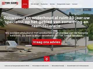 DAM ZONWERINGEN EN ROLLUIKEN TEN