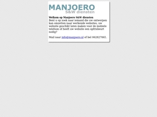 MANJOERO S & W DIENSTEN