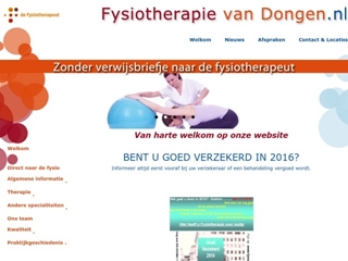 FYSIO/MANUELE THERAPIE & REVALIDATIE VAN DONGEN