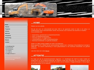ZANDBERGEN BV J C KRAANVERHUUR & GRONDVERZET