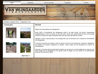 WIJNGAARDEN TIMMERFABRIEK VAN
