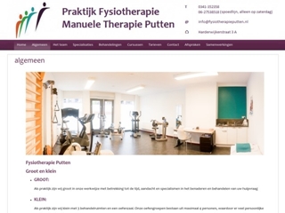 PRAKTIJK FYSIOTHERAPIE MANUELETHERAPIE PUTTEN