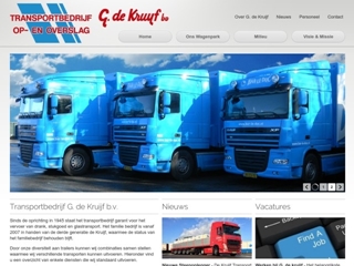 KRUIJF BV TRANSPORTBEDRIJF G DE