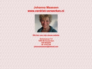 JOHANNA MAASSEN'S PRAKTIJK VOOR 'VERDRIET VERDRAGEN'