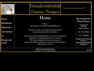 HARTGERS STUCADOORSBEDRIJF HANNES