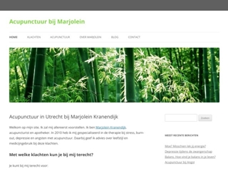 ACUPUNCTUUR BIJ MARJOLEIN