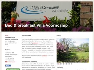 BED & BREAKFAST VILLA VOORNCAMP