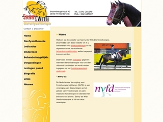 SANNY DE WITH DIERFYSIOTHERAPIEPRAKTIJK