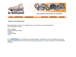 DE BAKMAKKER