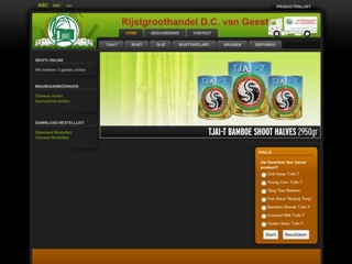 GEEST BV RIJSTGROOTHANDEL D C VAN