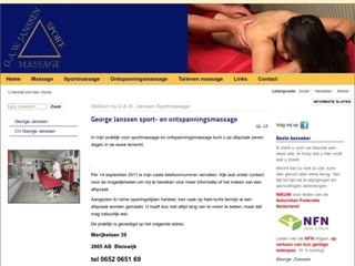 JANSSEN G A W SPORTMASSAGE