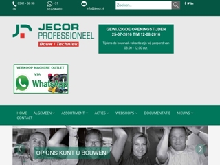 JECOR PROFESSIONEEL BOUW/TECHNIEK