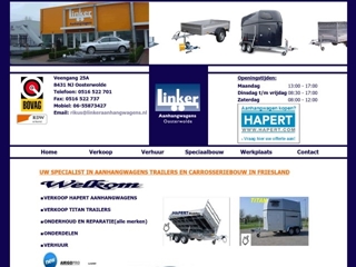 LINKER AANHANGWAGENS