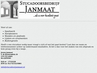 JANMAAT STUCADOORSBEDRIJF