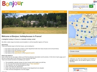 BONJOUR, HUISJES IN FRANKRIJK