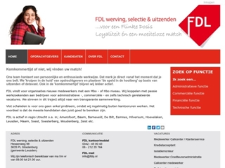 FDL WERVING & SELECTIE