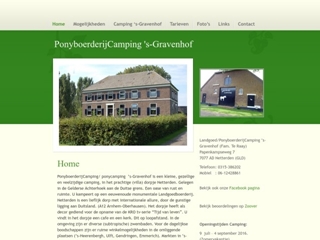 'S-GRAVENHOF CAMPING PONYBOERDERIJ