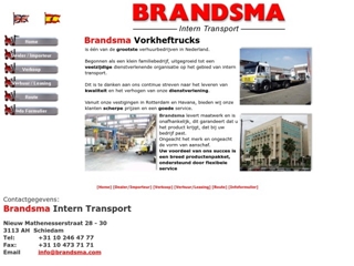 BRANDSMA VORKHEFTRUCKS BV