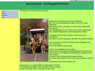 HEIDENHOEK HUIFWAGENTOCHTEN