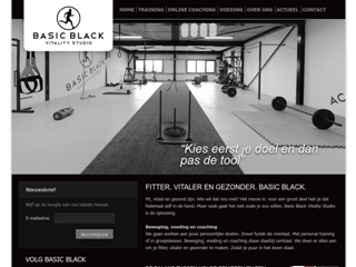 BASIC BLACK VITALITEIT PERSONAL TRAINER