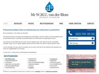 ADVOCAAT MR W M U (UBBO) VAN DER BLOM