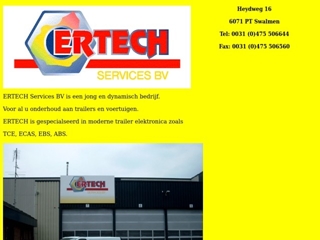 ERTECH SERVICES BV